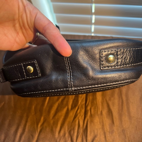 COACH ZOE BLACK LEATHER HANDBAG - GREAT CONDITION - Picture 5 of 11